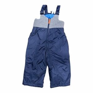 Navy and Gray zeroxposur Baby Snow pant overalls size 24 months